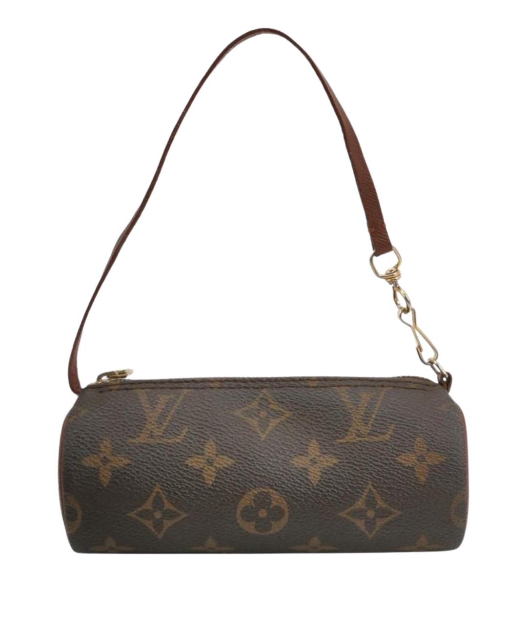 LOUIS VUITTON Коричневая канва сумка с короткими ручками, фото 1