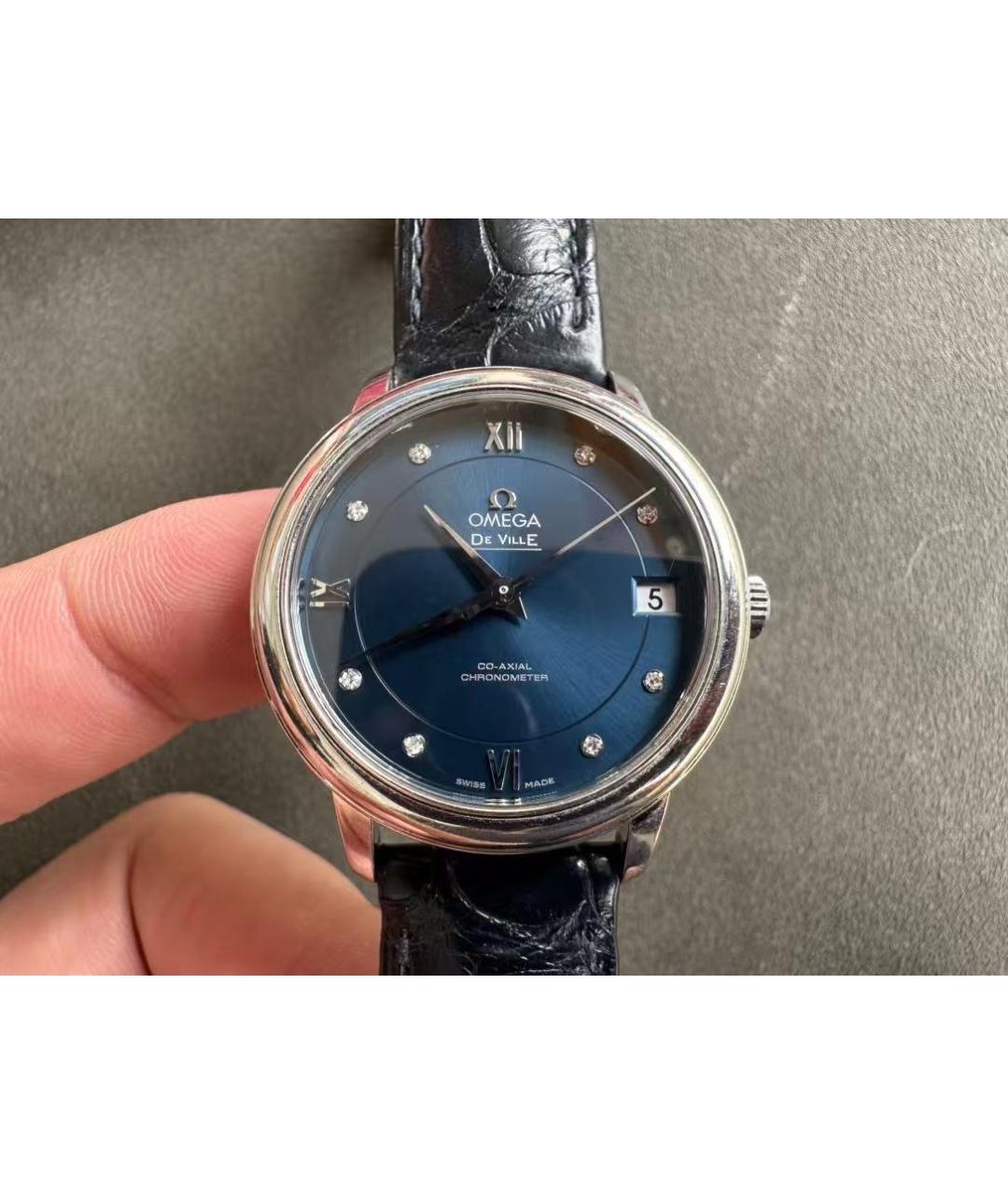 OMEGA Синие часы, фото 2