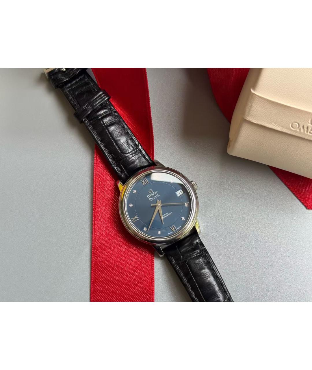 OMEGA Синие часы, фото 4