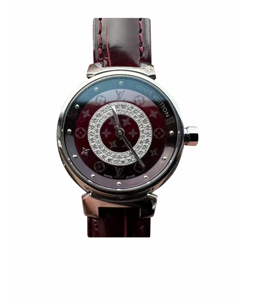 LOUIS VUITTON Бордовые часы, фото 1