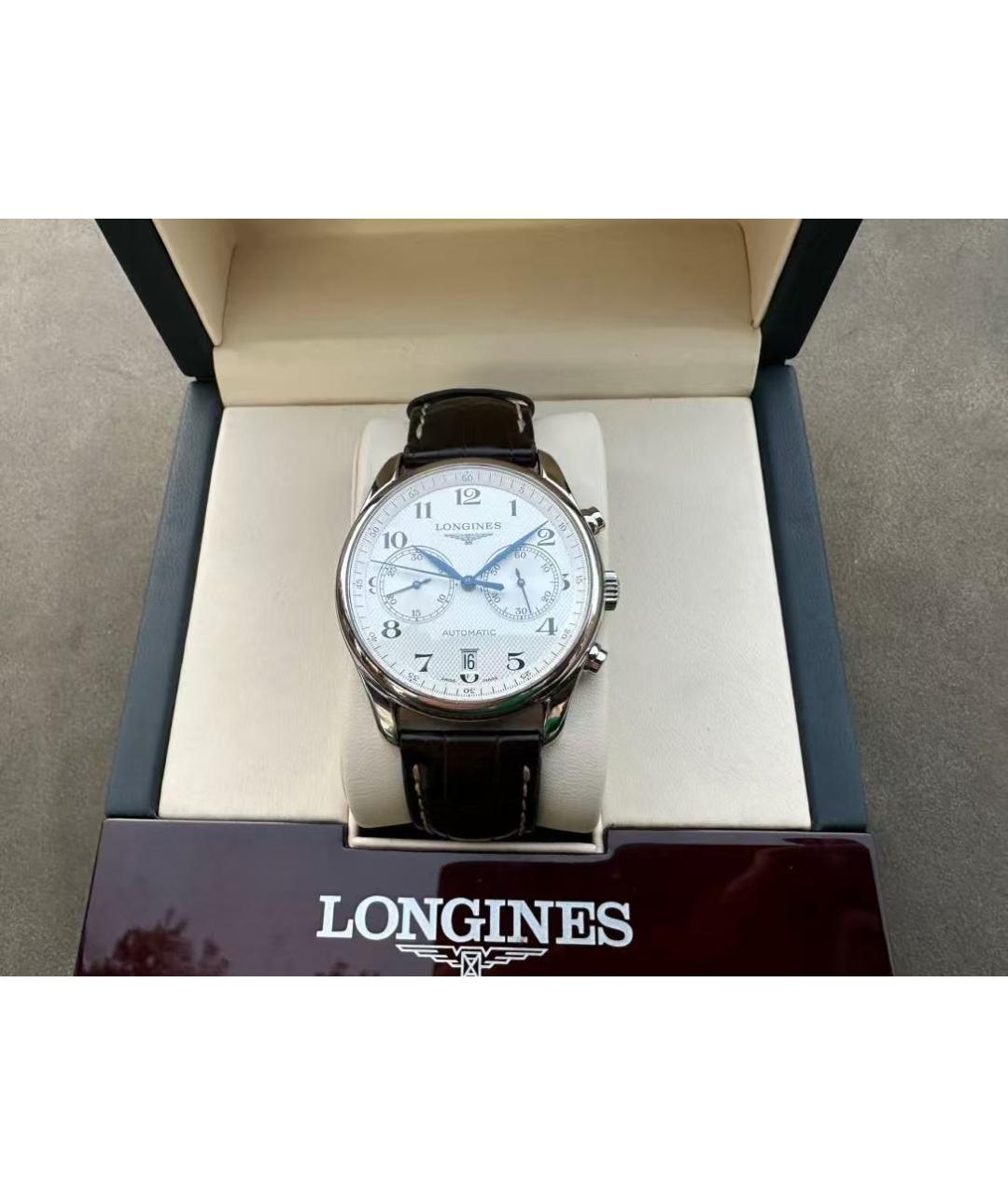 LONGINES Коричневые часы, фото 4