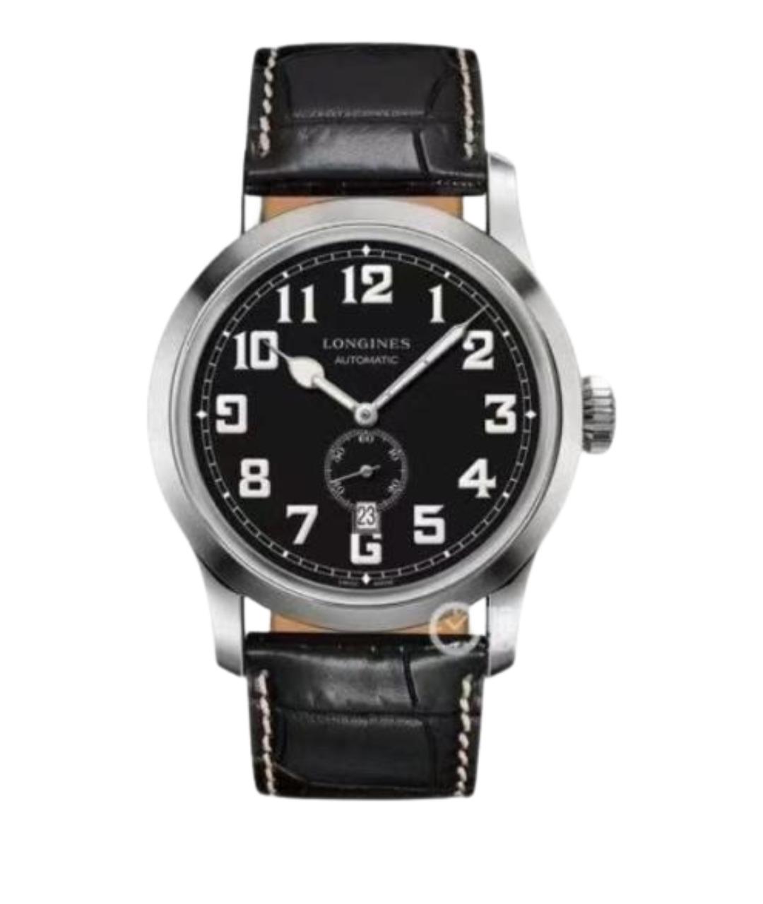 LONGINES Черные часы, фото 1