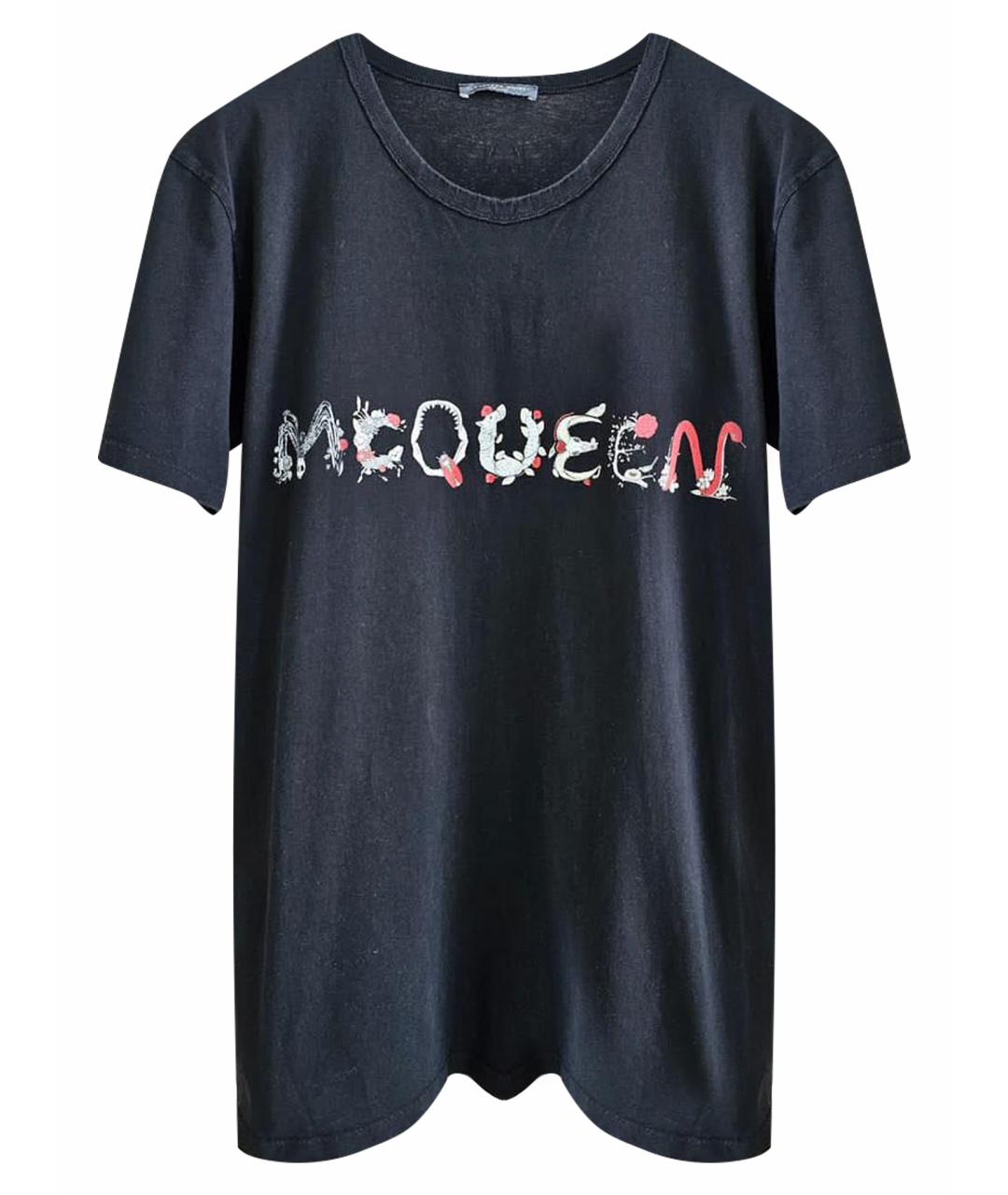 ALEXANDER MCQUEEN Черная футболка, фото 1
