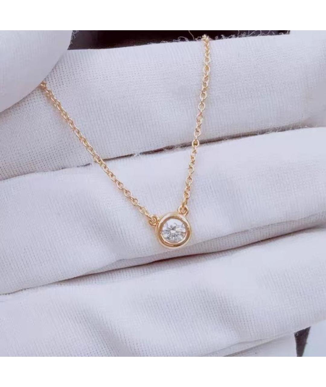 TIFFANY&CO Желтое колье из желтого золота, фото 3