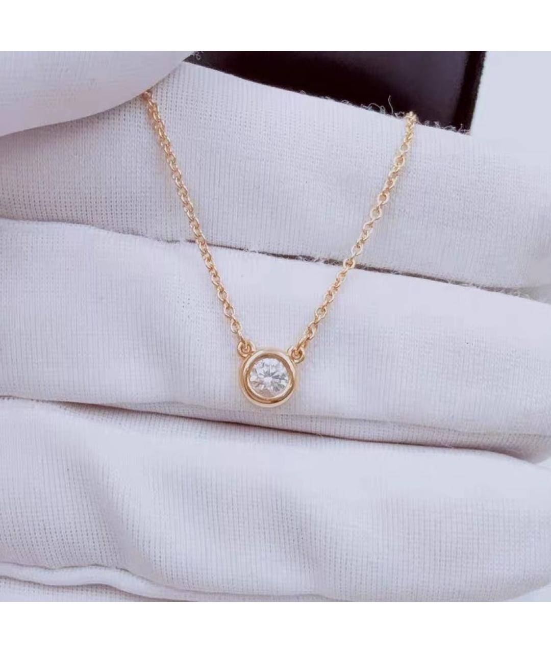 TIFFANY&CO Желтое колье из желтого золота, фото 4