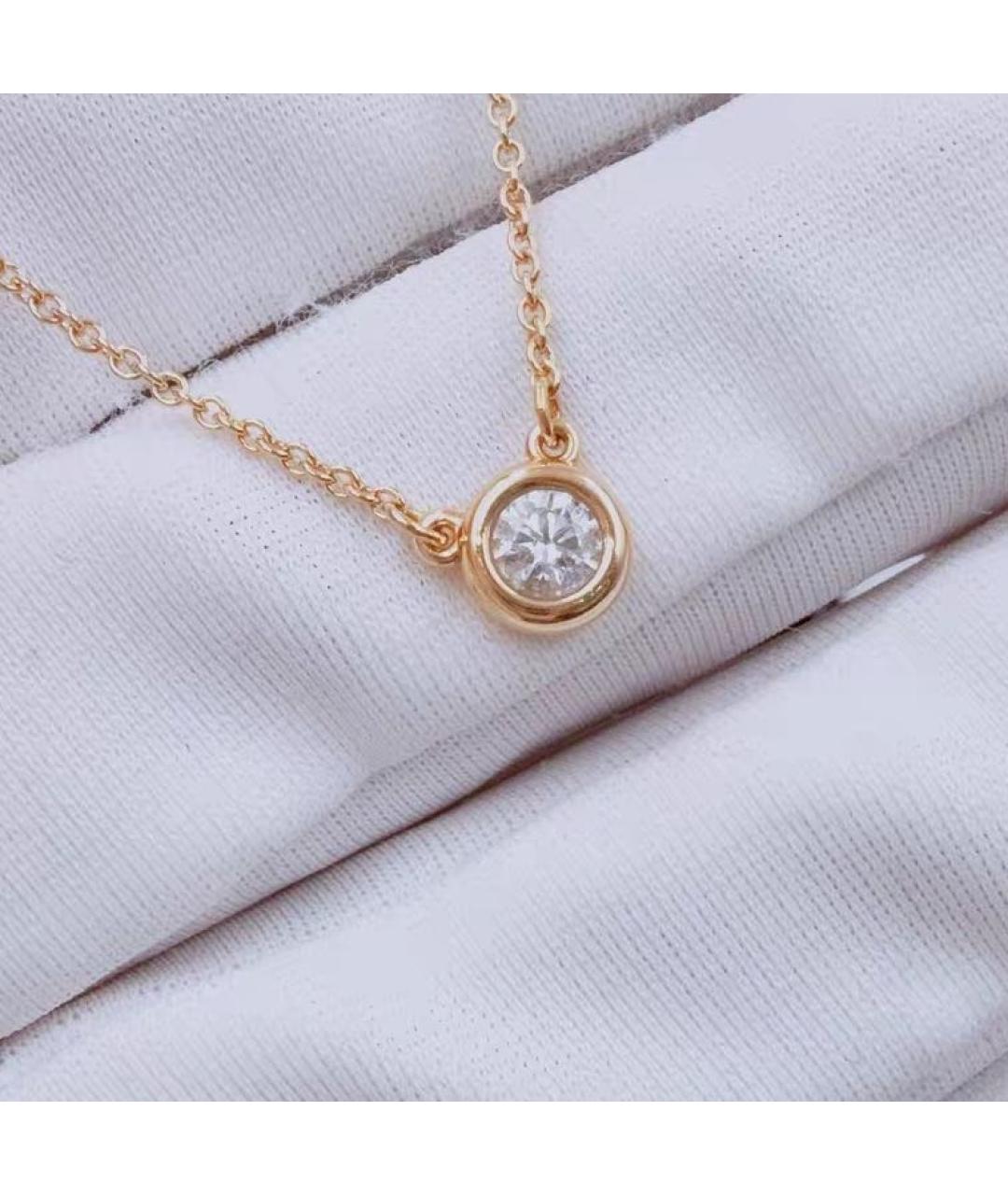 TIFFANY&CO Желтое колье из желтого золота, фото 5