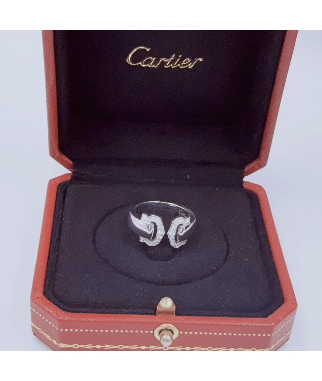CARTIER Белое кольцо из белого золота, фото 3