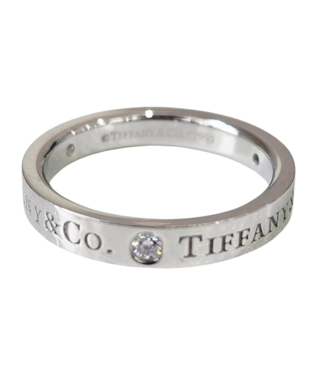 TIFFANY&CO Белое платиновое кольцо, фото 1