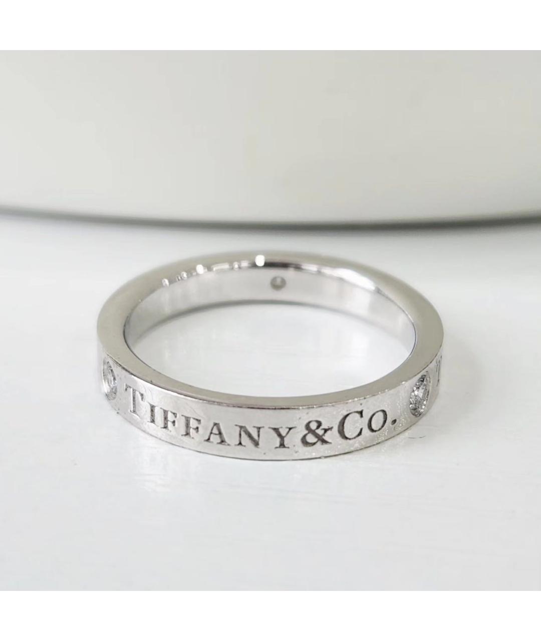 TIFFANY&CO Белое платиновое кольцо, фото 2