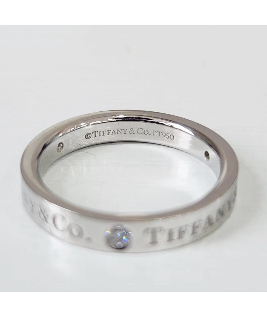 TIFFANY&CO Белое платиновое кольцо, фото 5