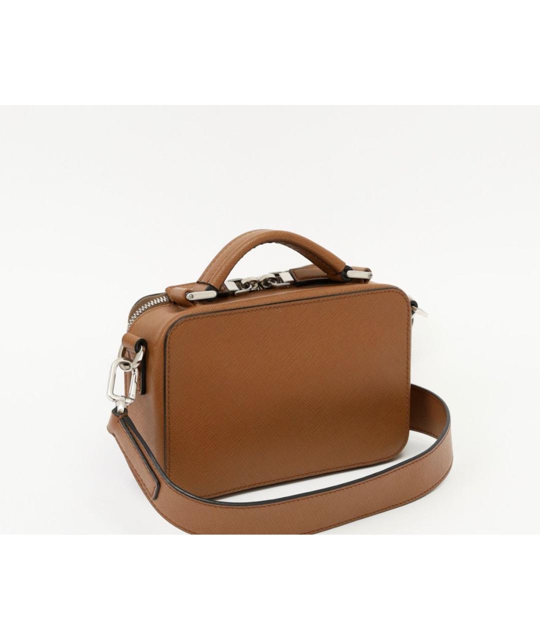 PRADA Коричневая кожаная сумка через плечо, фото 3