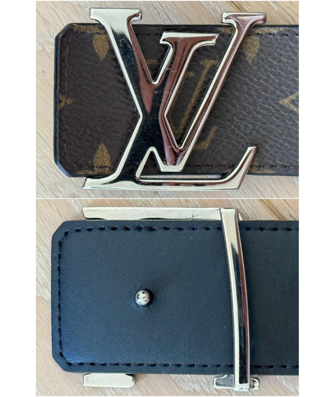 LOUIS VUITTON Коричневый ремень, фото 4