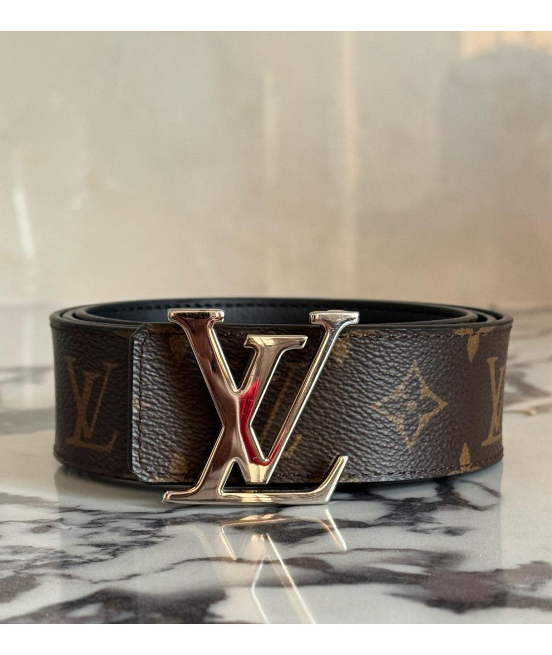 LOUIS VUITTON Коричневый ремень, фото 8