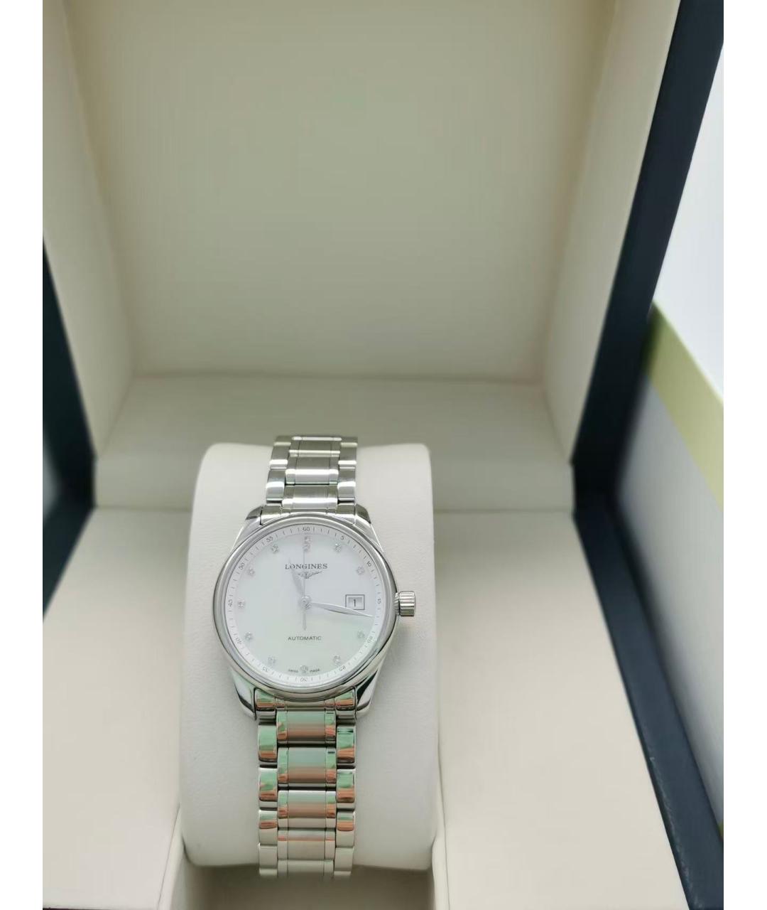 LONGINES Серебряные часы, фото 4