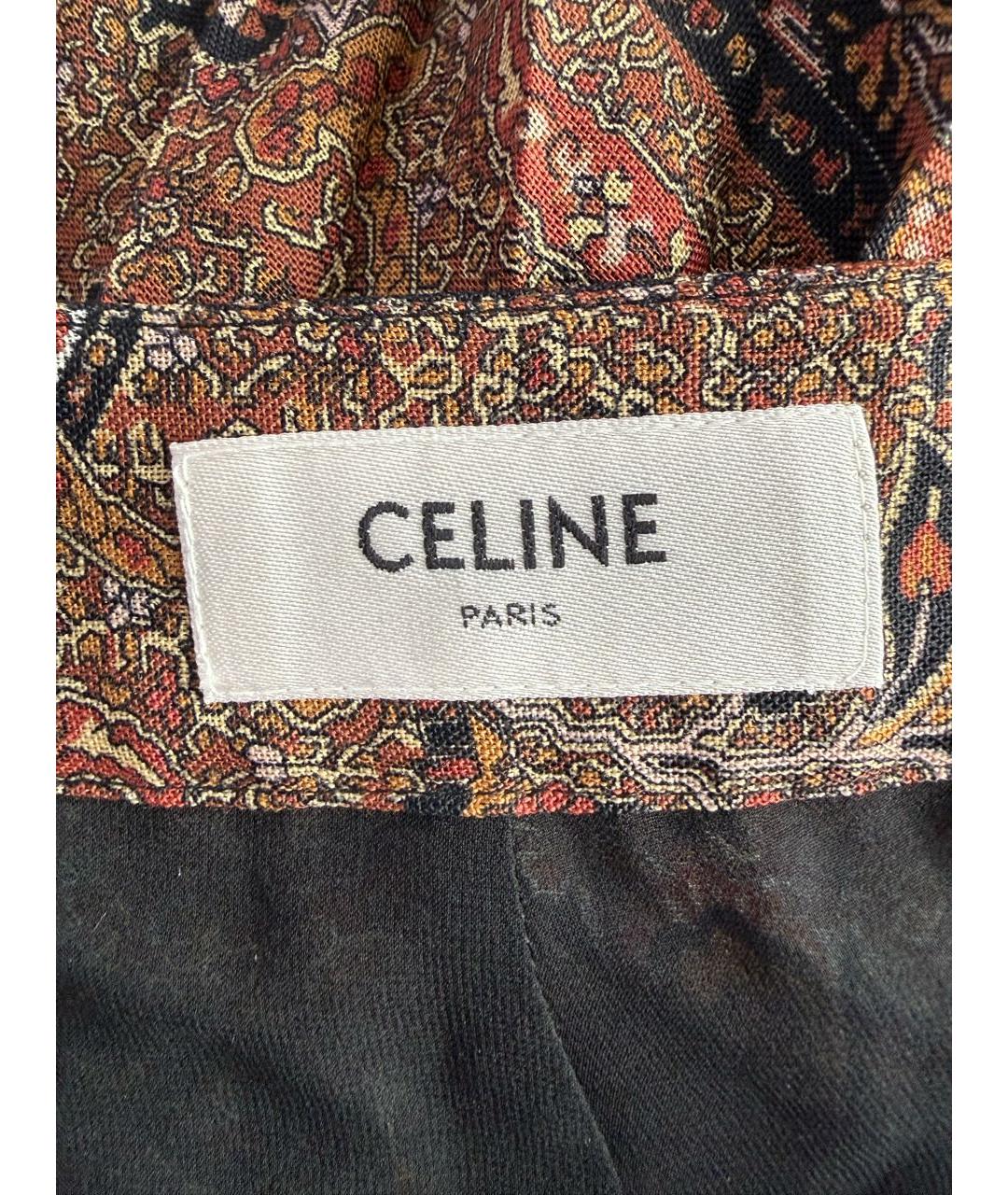 CELINE Мульти шерстяные кюлоты, фото 6
