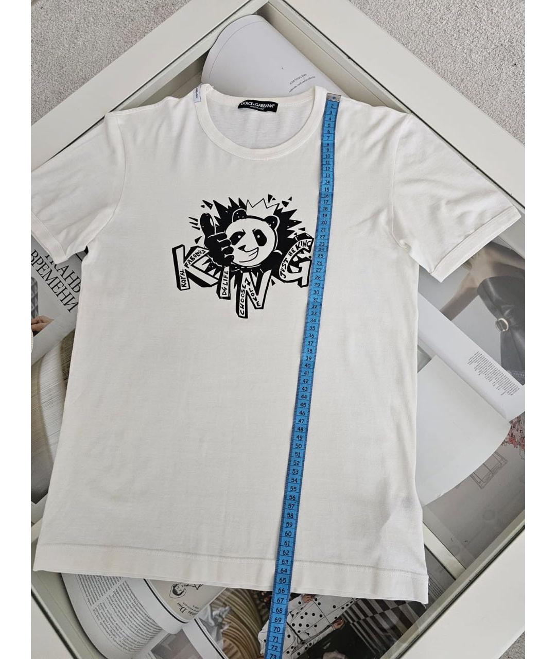DOLCE&GABBANA Белая футболка, фото 7
