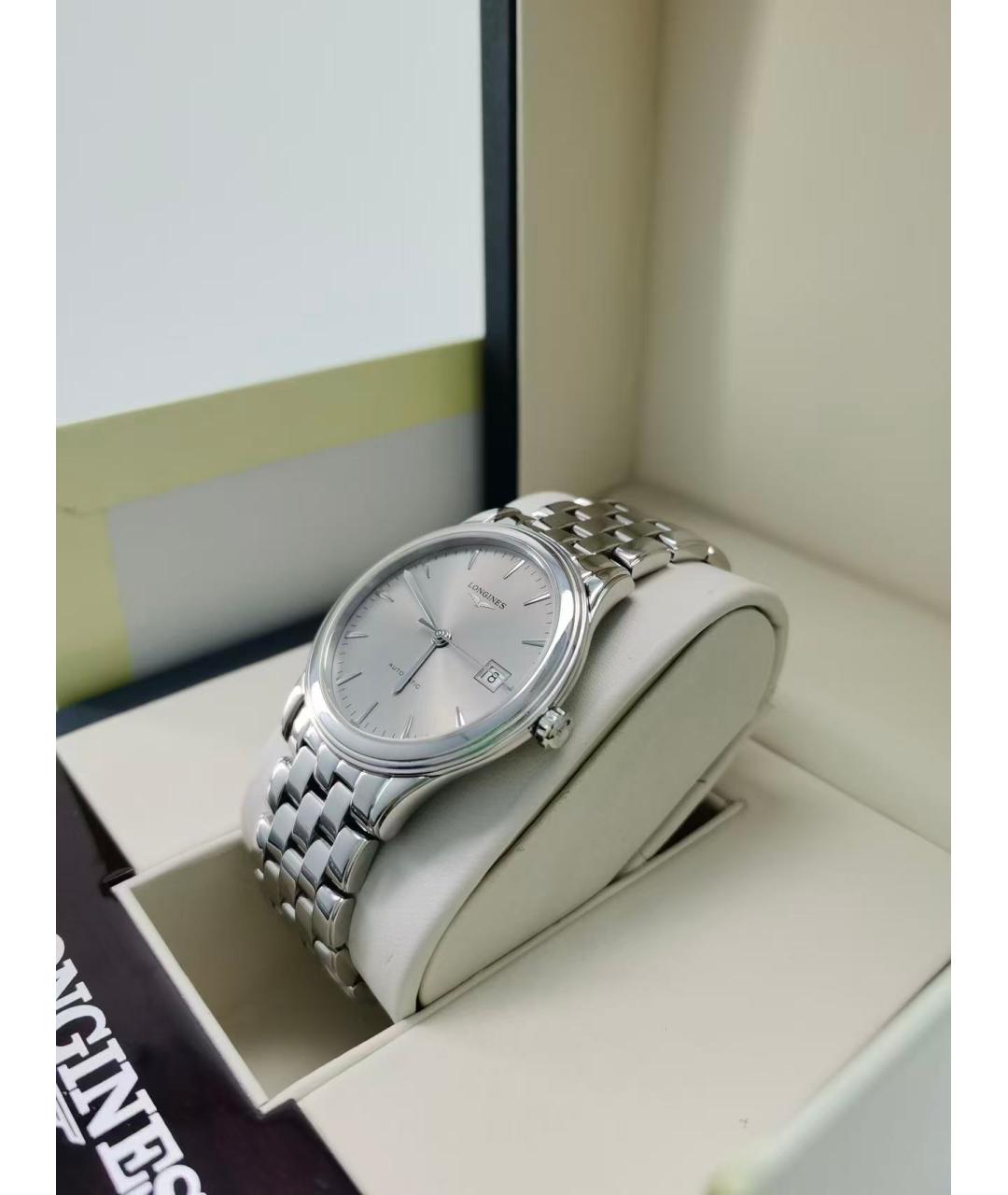 LONGINES Серебряные часы, фото 4