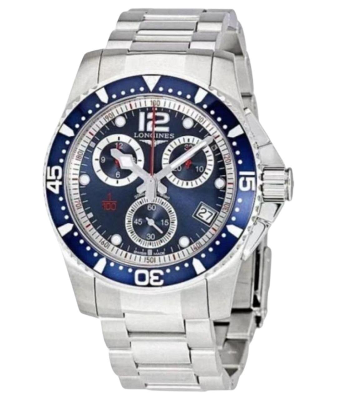 LONGINES Серебряные стальные часы, фото 1