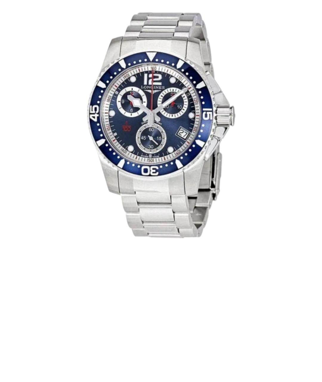 LONGINES Серебряные стальные часы, фото 3