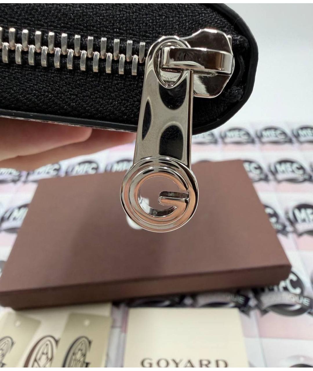 GOYARD Черный кошелек, фото 5