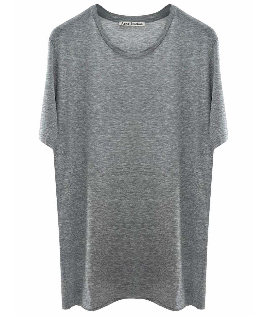 ACNE STUDIOS Серая футболка, фото 1