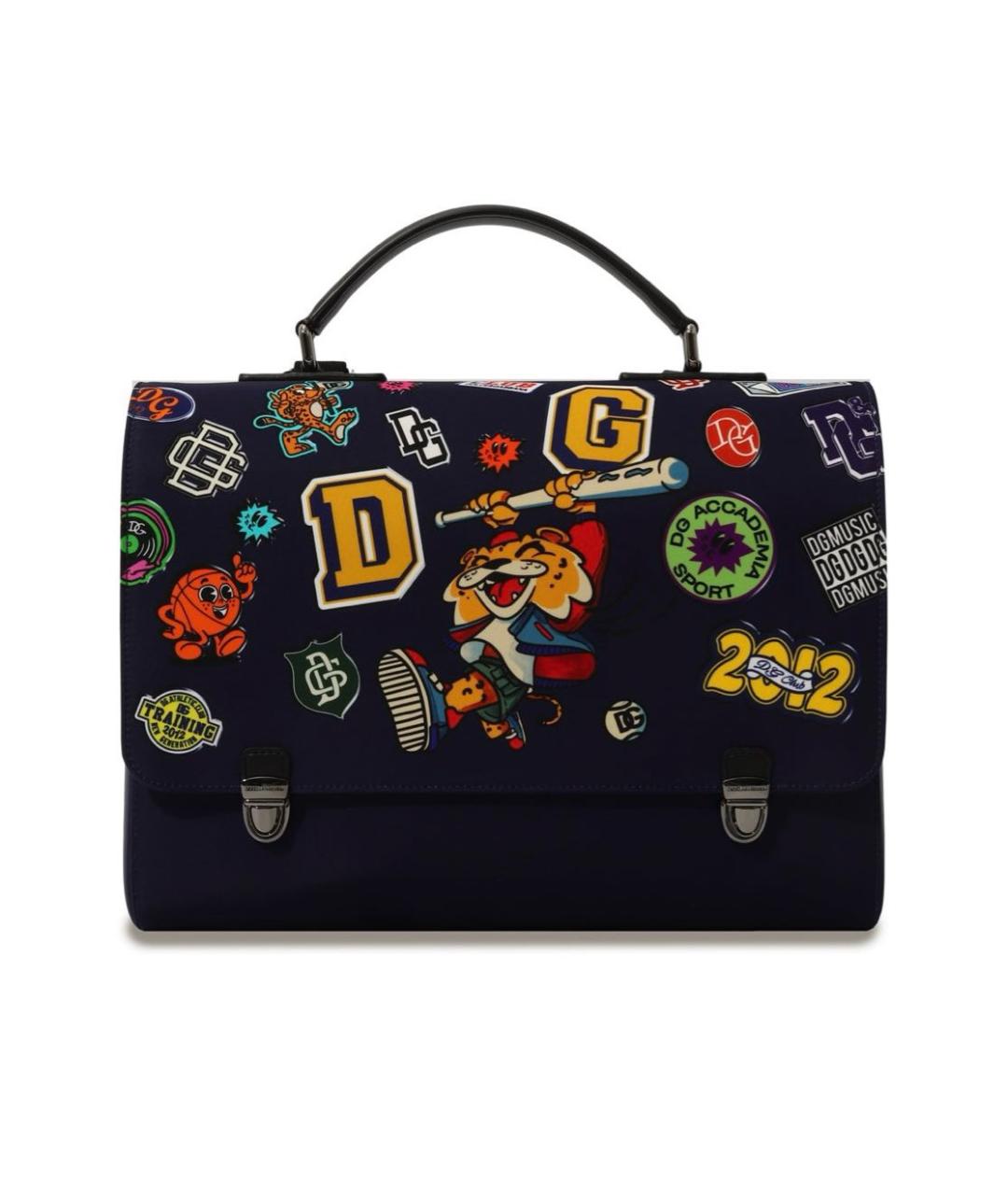 DOLCE & GABBANA KIDS Синий рюкзак, фото 4