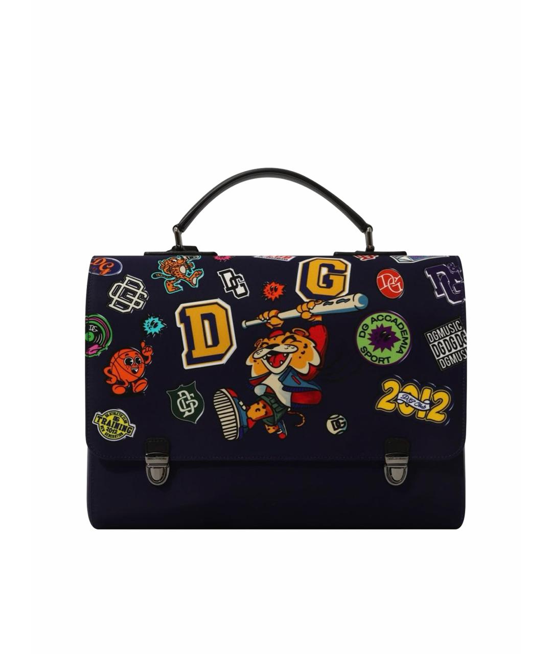 DOLCE & GABBANA KIDS Синий рюкзак, фото 1