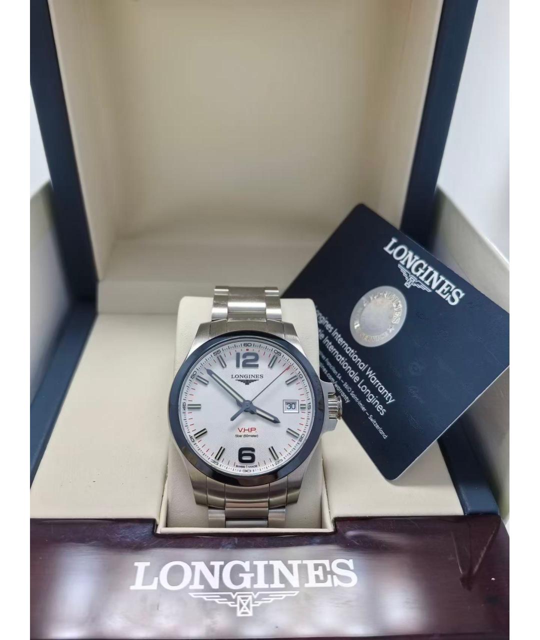 LONGINES Серебряные часы, фото 2