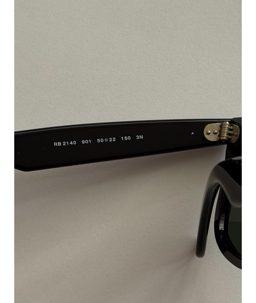 RAY BAN Черные солнцезащитные очки, фото 4