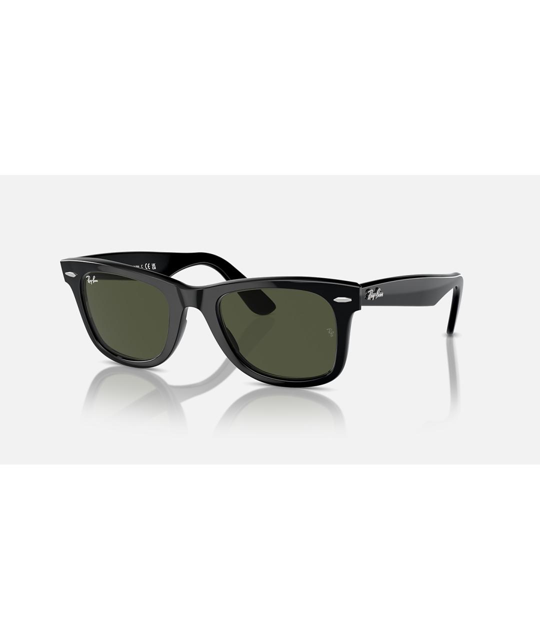 RAY BAN Черные солнцезащитные очки, фото 8