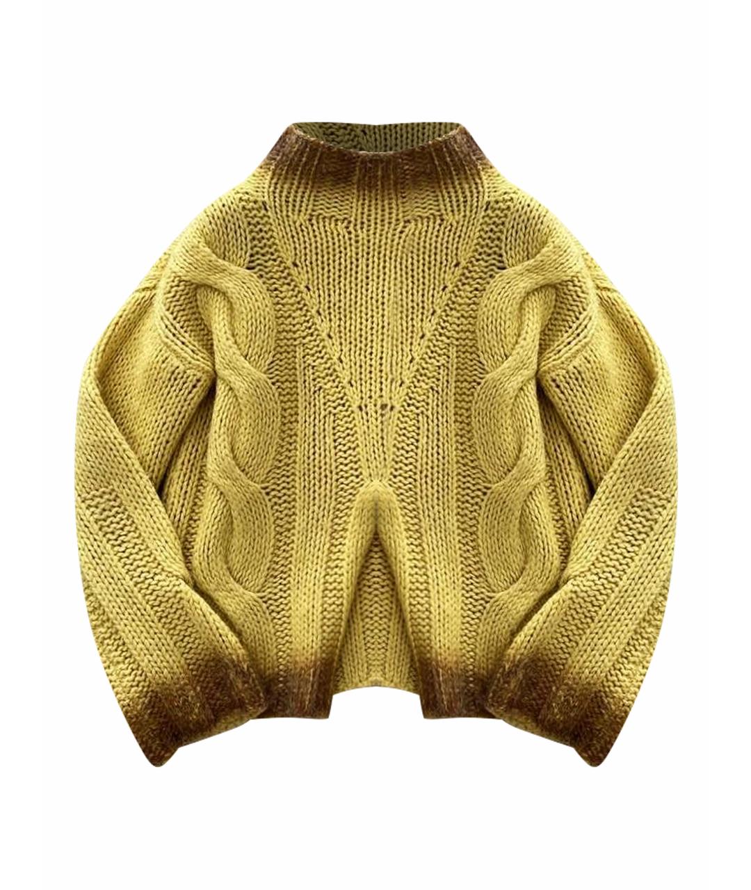 SPORTMAX Желтый джемпер / свитер, фото 1