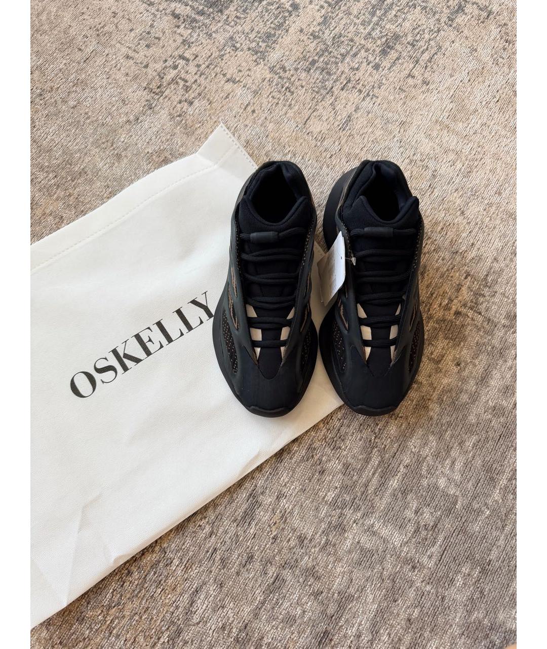 ADIDAS YEEZY Черные текстильные кроссовки, фото 5