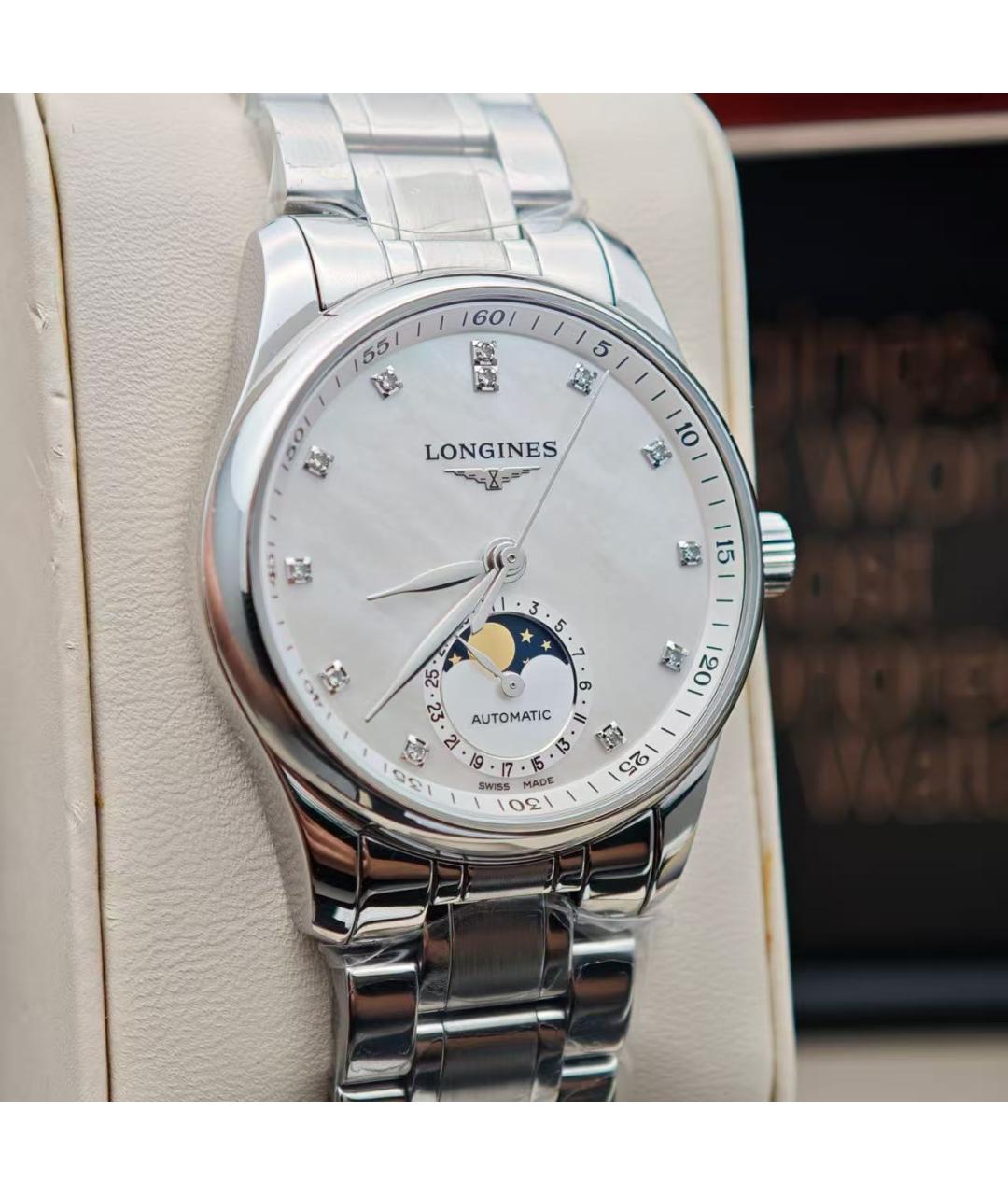 LONGINES Серебряные часы, фото 3
