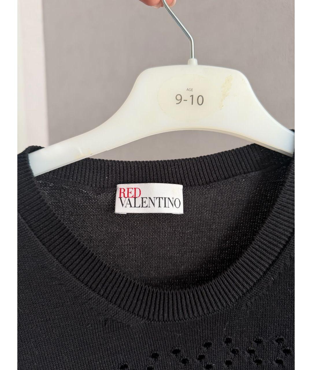 RED VALENTINO Черный джемпер / свитер, фото 3