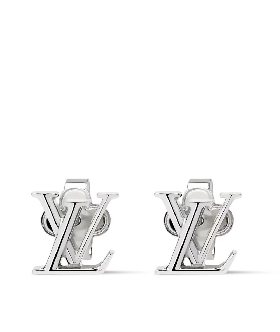 LOUIS VUITTON Серебряные металлические серьги, фото 1