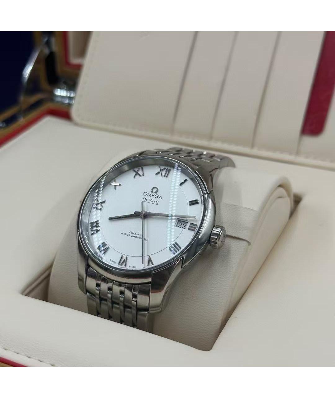 OMEGA Серебряные часы, фото 2