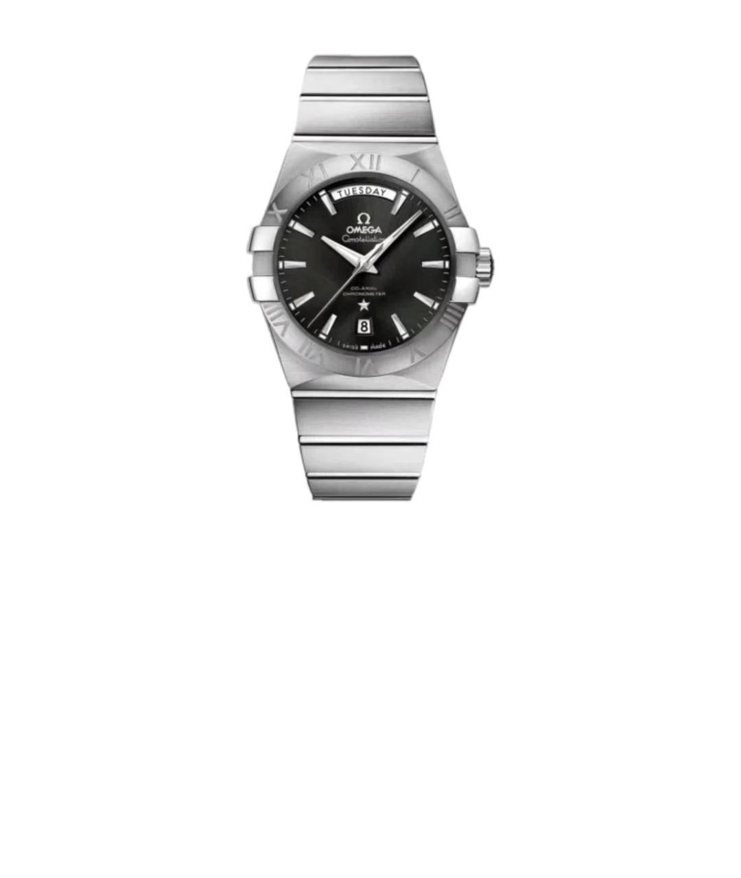 OMEGA Серебряные часы, фото 4