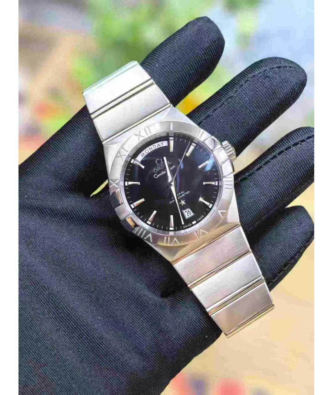 OMEGA Серебряные часы, фото 3