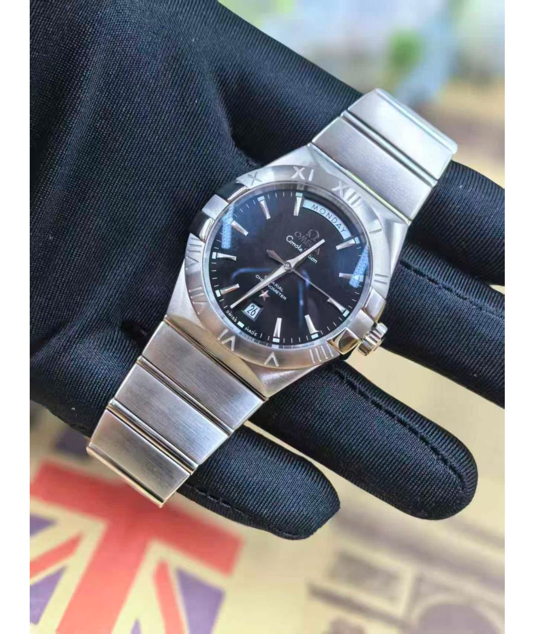 OMEGA Серебряные часы, фото 2