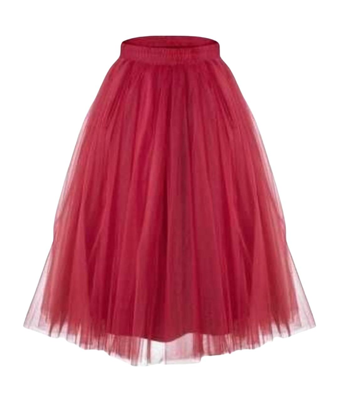 CHRISTIAN DIOR Красная юбка макси, фото 1