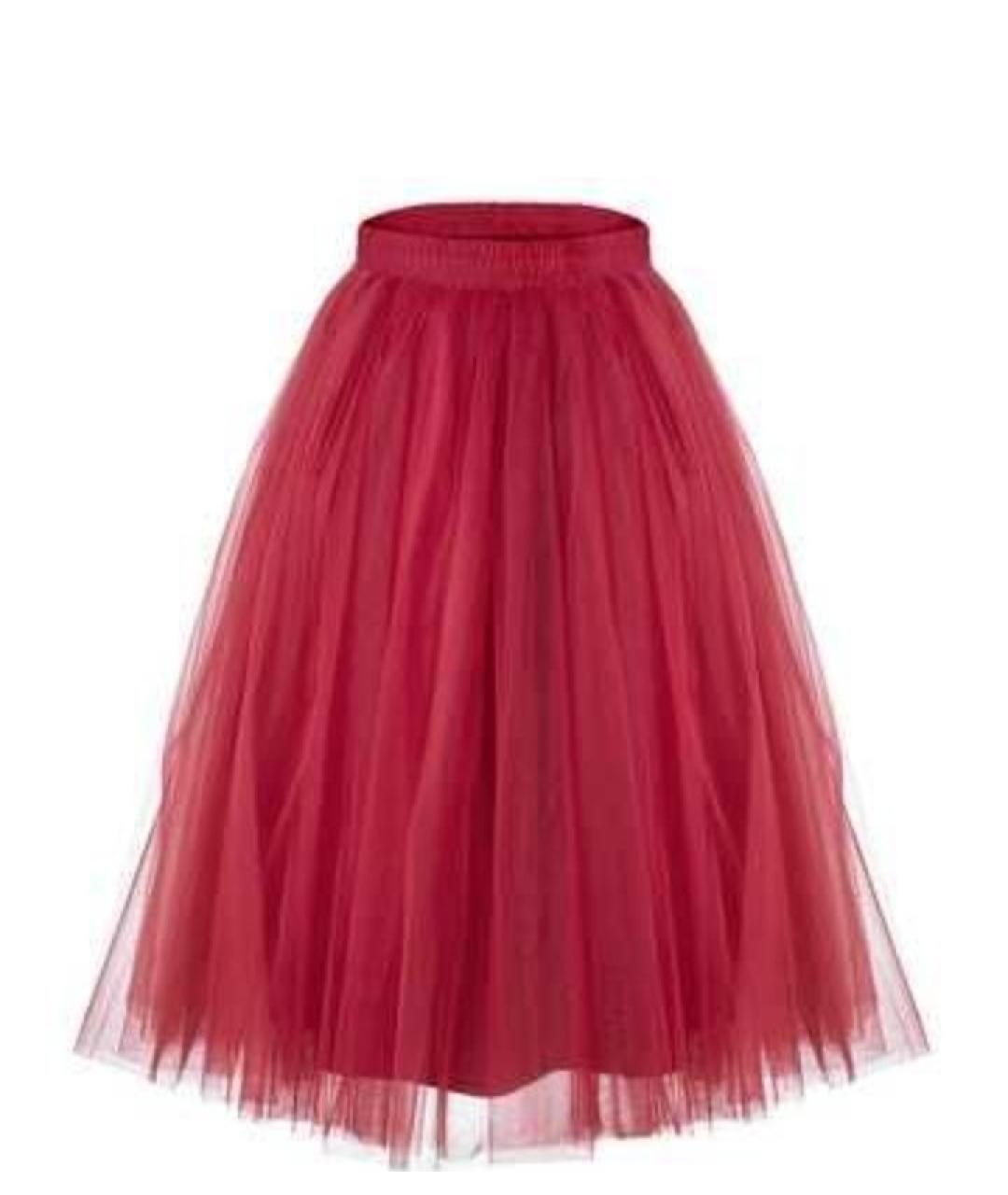 CHRISTIAN DIOR Красная юбка макси, фото 2