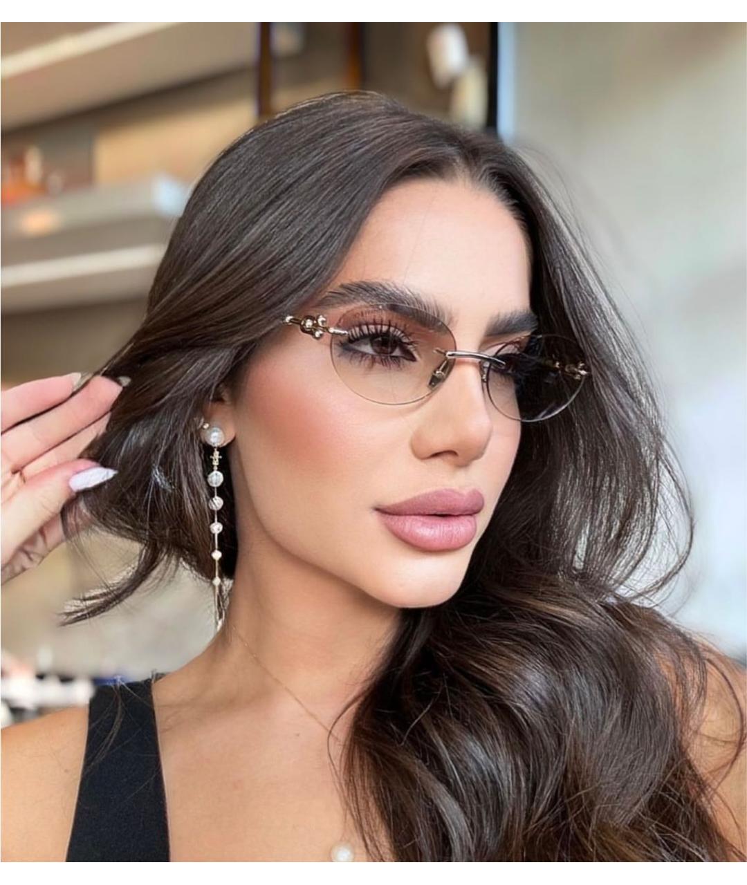 TIFFANY&CO Бежевые металлические солнцезащитные очки, фото 7