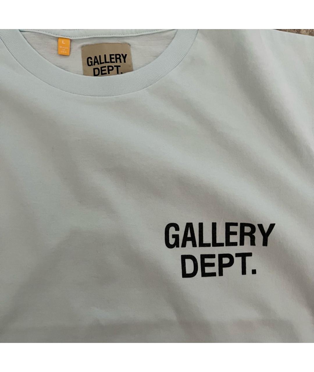 Gallery Dept Белая хлопковая футболка, фото 3