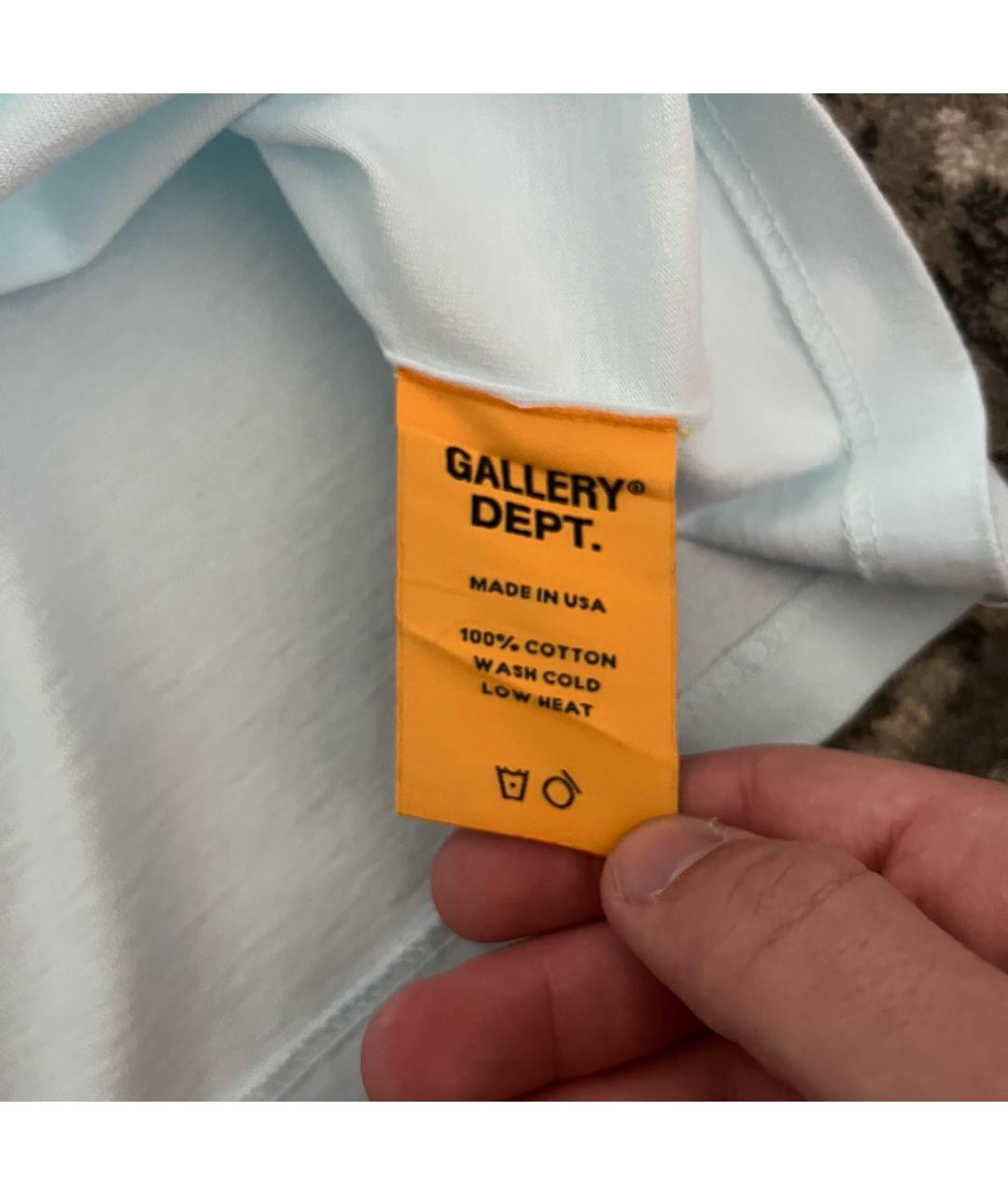Gallery Dept Белая хлопковая футболка, фото 6