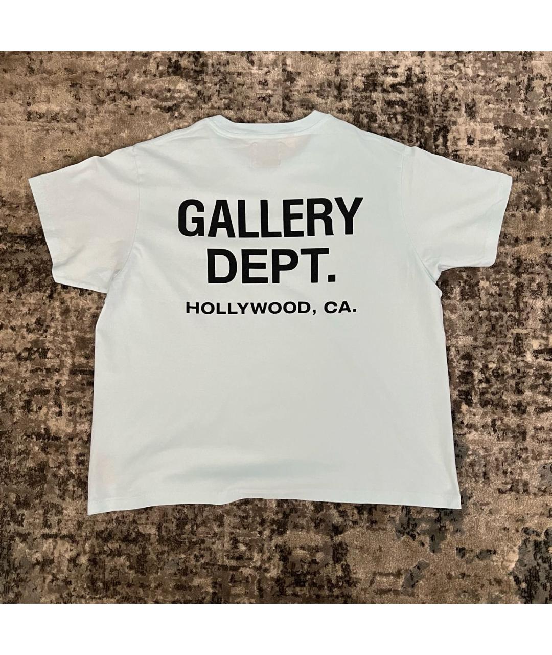 Gallery Dept Белая хлопковая футболка, фото 2