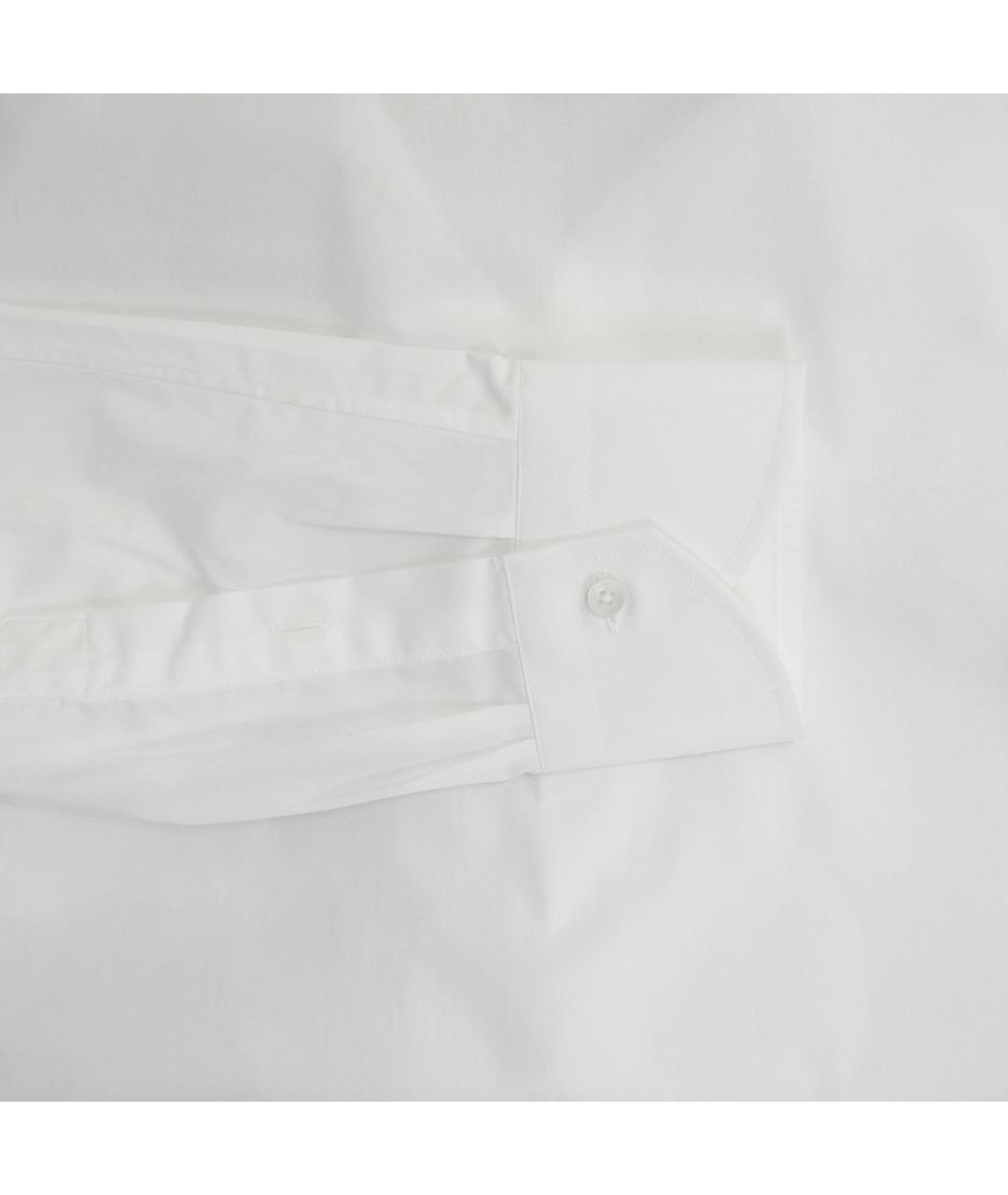 CANALI Белая хлопковая классическая рубашка, фото 5