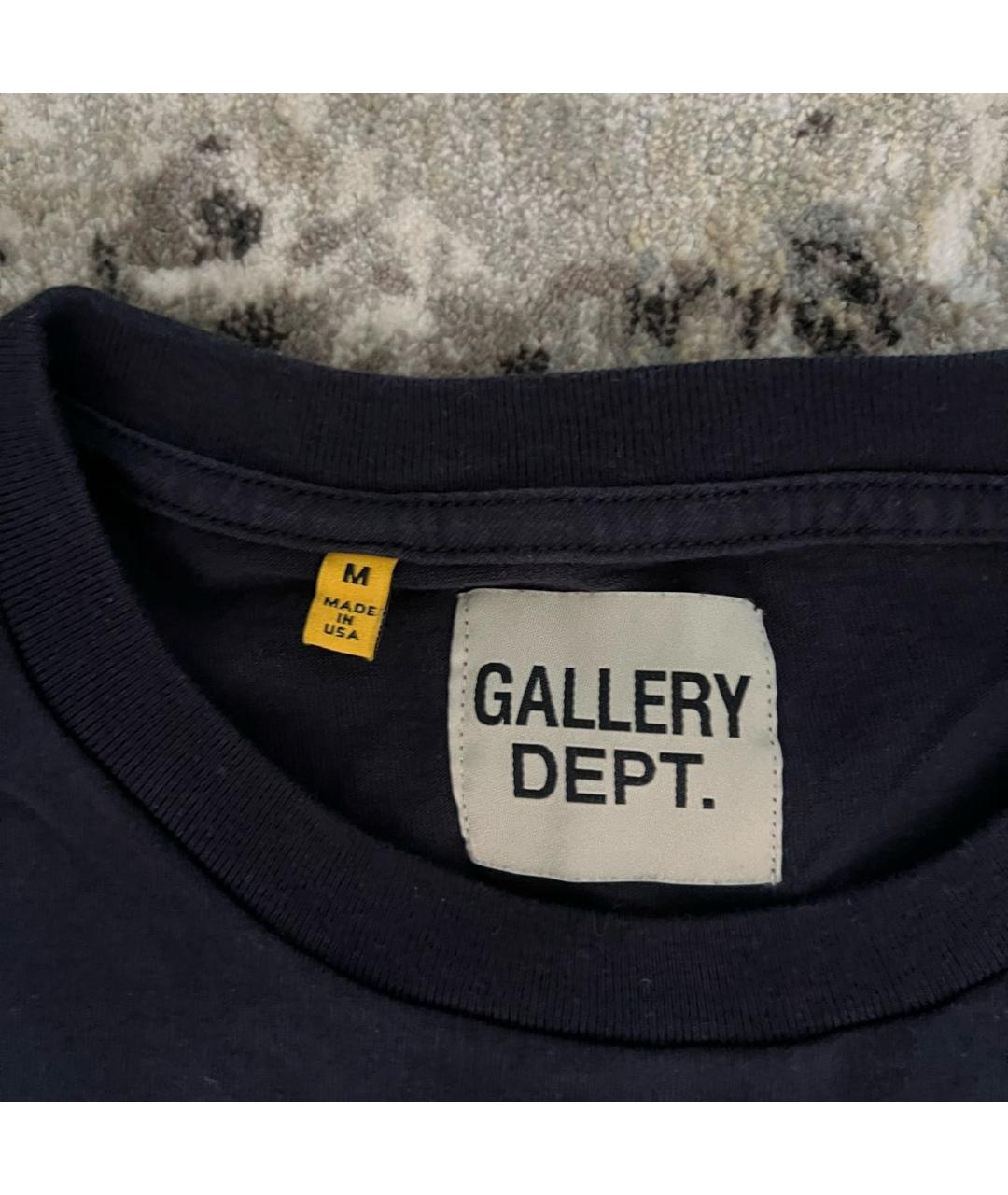 Gallery Dept Черная хлопковая футболка, фото 4