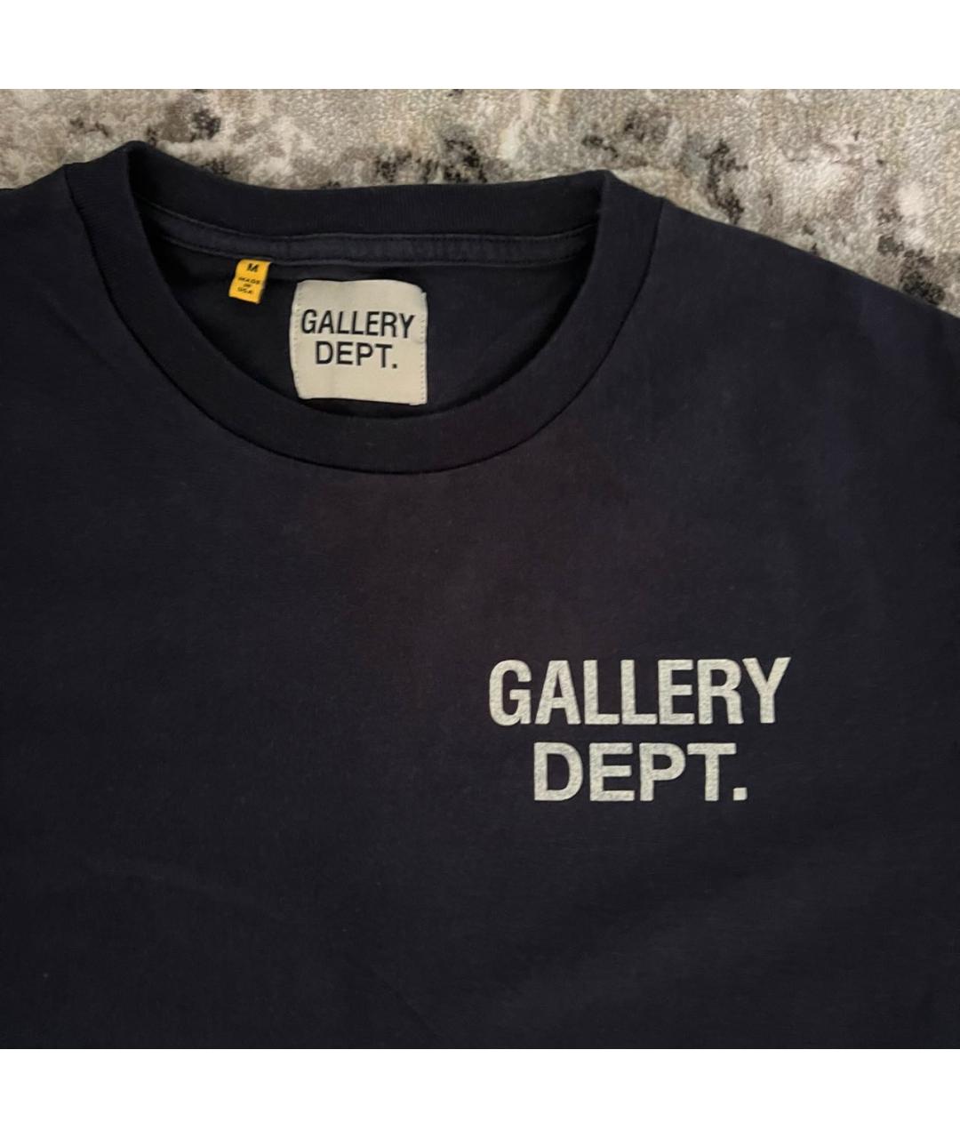Gallery Dept Черная хлопковая футболка, фото 3