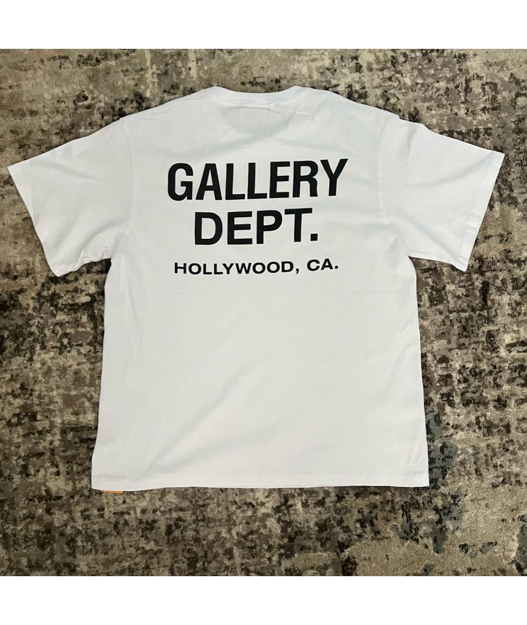 Gallery Dept Белая хлопковая футболка, фото 3