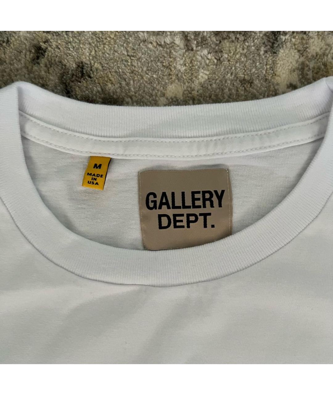 Gallery Dept Белая хлопковая футболка, фото 5